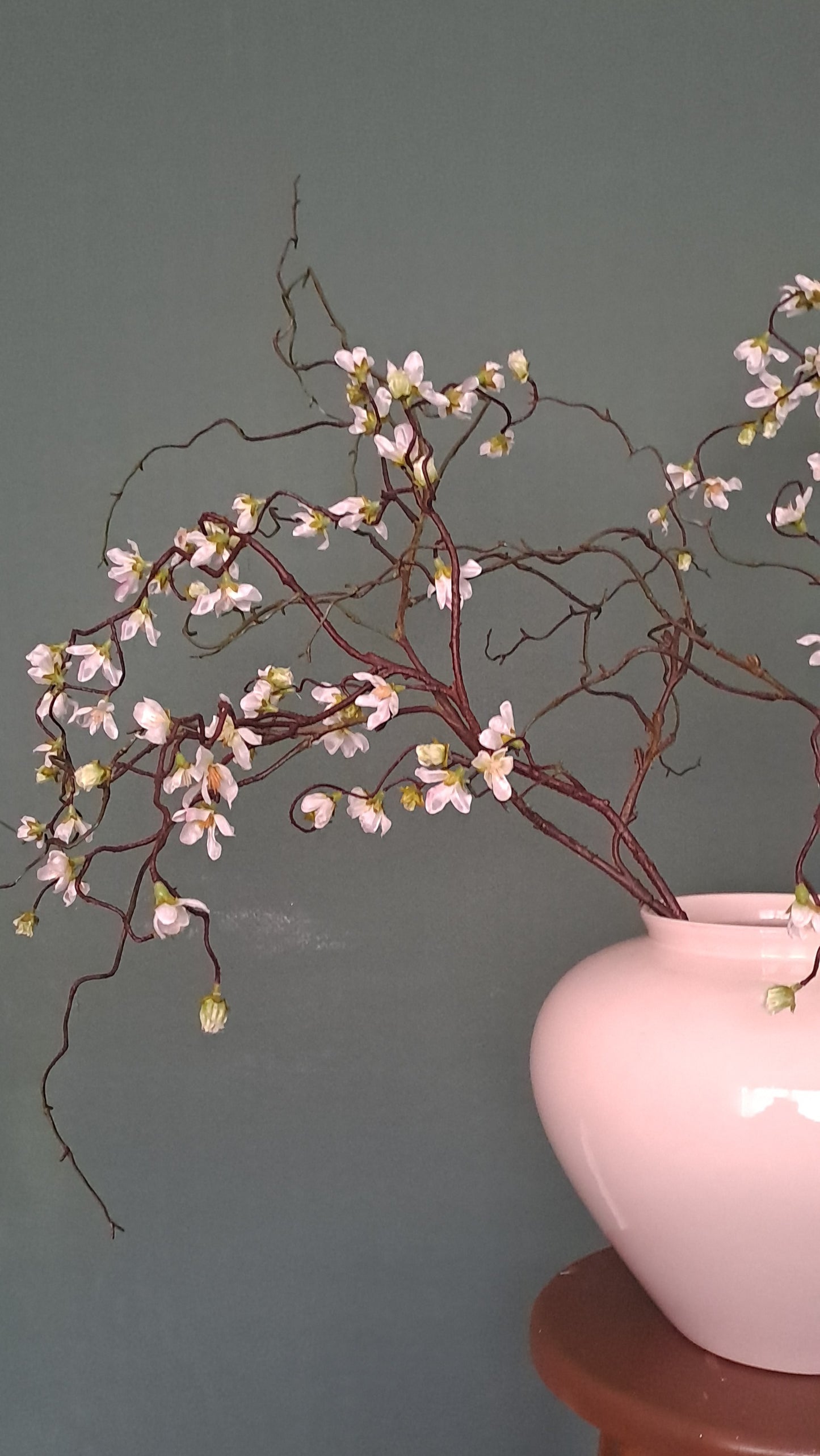 Faux floral stems for extra large arrangement, willow stems, artificial flowers for vase. Spring collection, blossom set 1.